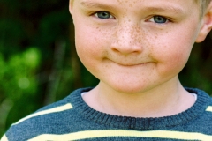 Hamish on holiday at Calum's Cabin